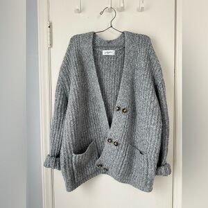 CJLA grey knit cardigan